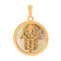 Hand of Fatima mother-of-pearl - oro18k