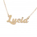 Gargantilla con nombre personalizado en Oro 18K