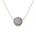 Illuminer Necklace in White Gold 18K