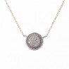 Illuminer necklace in White Gold 18K