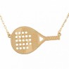 Necklace I Love paddel Gold 18K