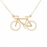 Gargantilha de bicicleta de ouro 18K