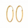 18K Gold Hoop Earrings