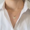 Gold shell pendant