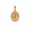 Collier Communion Vierge fille Or 18K