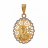 Virgin pendant with big zirconia