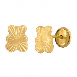 18k Gold Bears Earrings