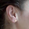 Gold bears earrings for baby