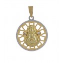 Médaille de la Vierge de Rocio circulaire