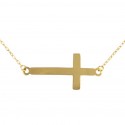 Necklace 18K Gold Cross (27x12.50mm)