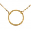 Necklace Circle Gold 18K