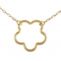 Necklace Golden Flower 18K