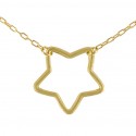 Necklace 18K Gold Star