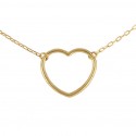 Necklace Gold Heart 18K