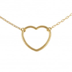 Necklace Gold Heart 18K