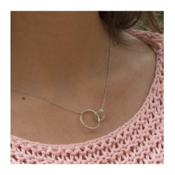 White gold necklace for women