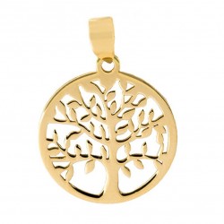 Colgante Árbol de la vida en Oro 18K Labrado