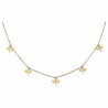 18K gold dragonfly necklace