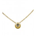 Necklace 18K Gold chaton