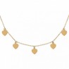 18k gold charm necklace