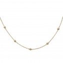 Necklace 18k Gold Ball