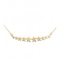 Necklace Stars Gold 18k