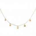 Necklace with Circles 18K gold