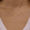 Necklace with your initial and stars
