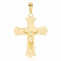 Trinity gold cross pendant