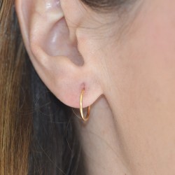 Hoop earrings 14mm