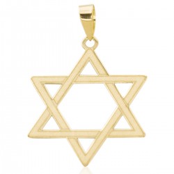 Gold Star of David pendant