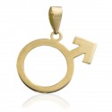 Male symbol pendant
