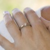 Engagement ring for Woman in White Gold