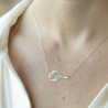 Necklace I Love paddel Gold 18K