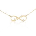 Infinity mom necklace