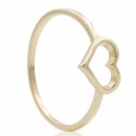 Large Solid Heart Ring