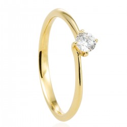 18k solid yellow gold ring.