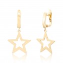 Boucles d'oreilles étoile en or 18 carats