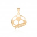 Soccer Ball Pendant with Name