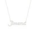 White Gold Name Necklace