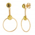 18K Gold Earring Set with Scrubbers