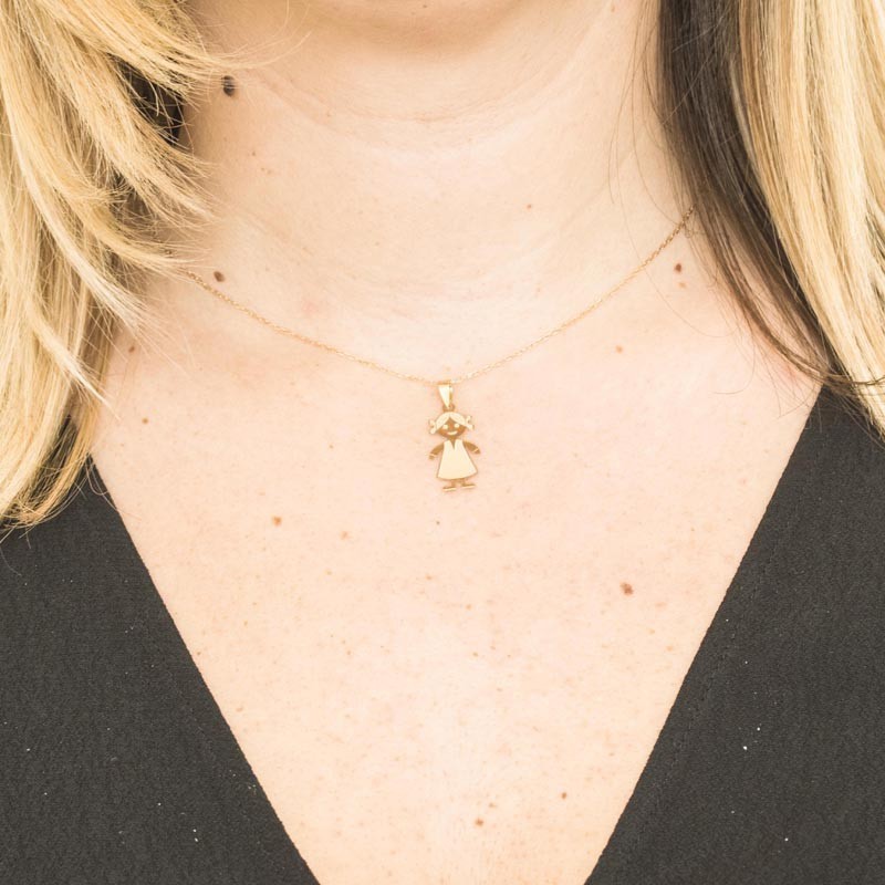 Big Girl 18K Gold Pendant
