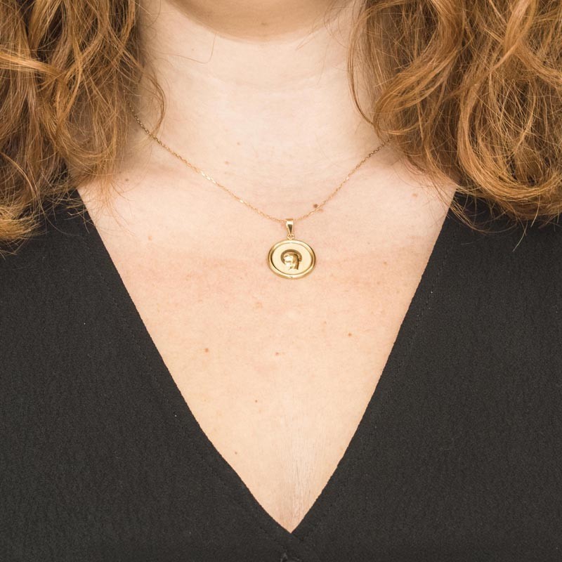 Médaille Vierge Or 18K